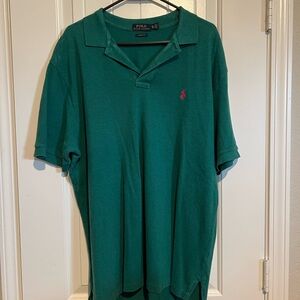 Ralph Lauren Men's Teal Polo Shirt
